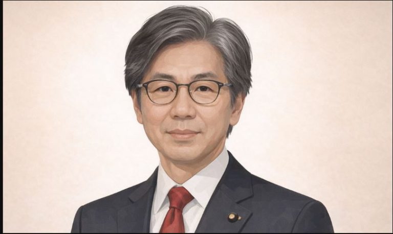 前日取材を急きょ取りやめた、中革連・安住氏、“終始うつむき加減”で鎮座…
