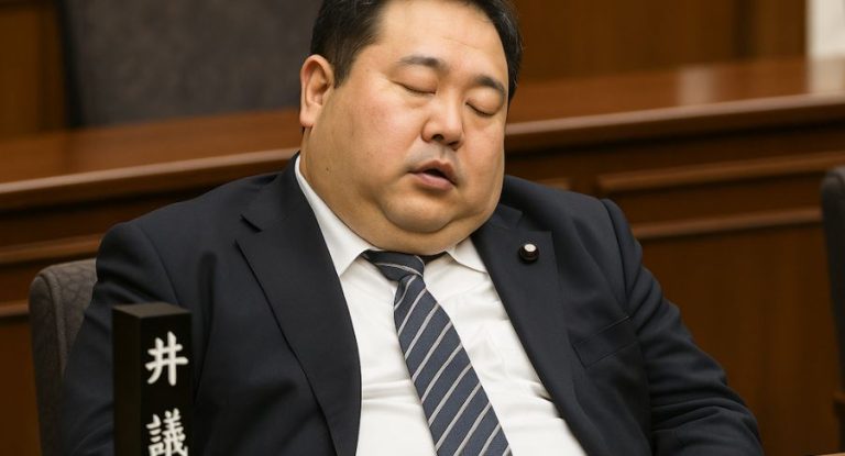 へずまりゅう氏に“居眠り”を注意された奈良市議会・森田議員(年収約1000万円)、一年間で一回も質問していなかった…